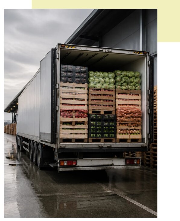 Перевозка плодоовощной продукции в Торжок по цене от 5112 р. | Агросервис-Трж